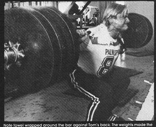 Tom Platz Squatting