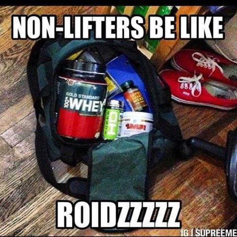 gym bag supplements