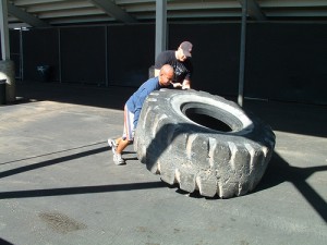 tire flip